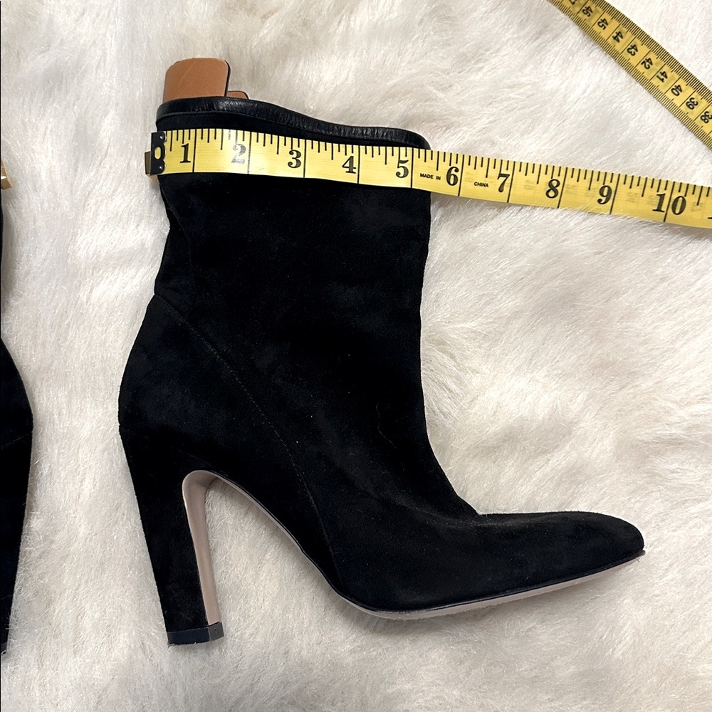 Stuart Weitzman Black Heeled Boots, worn once, excellent condition - Picture 3 of 7